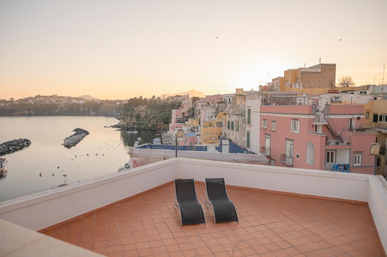 La Procidana House - Corricella Exlusive Terrace Villa ภายนอก รูปภาพ