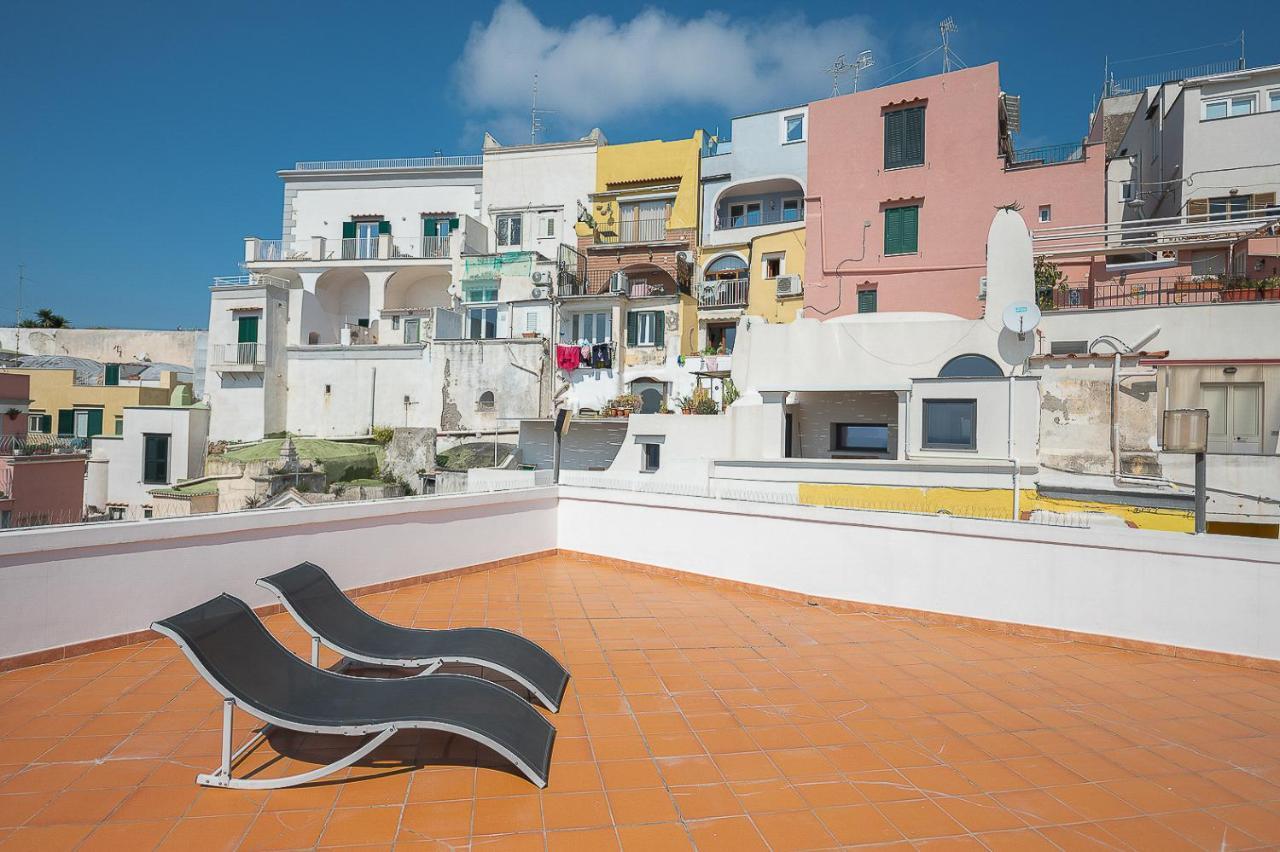 La Procidana House - Corricella Exlusive Terrace Villa ภายนอก รูปภาพ